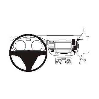 Brodit ProClip montážní konzole pro Kia Rio 06-11, na střed