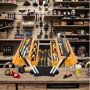 TOLSEN sada ručního nářadí v kovovém boxu, 60 ks