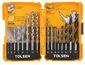 Set de burghie TOLSEN HSS TWIST, 16 buc