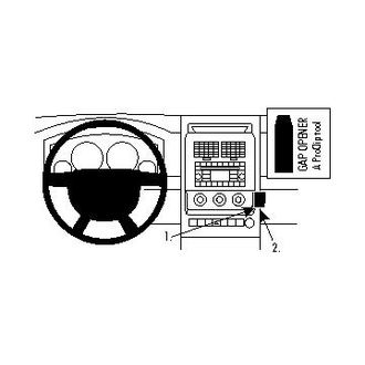 Brodit ProClip montážní konzole pro Jeep Cherokee 09-12/Jeep Liberty 08-12, na střed vpravo