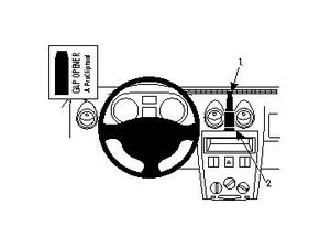 Brodit Suport de montare ProClip pentru Dacia Logan 07-08, pe centru