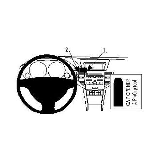 Brodit ProClip montážní konzole pro Honda Accord 09-12 (bez navigace), na střed vlevo