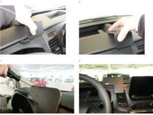 Brodit ProClip für Ford Transit 20-22/Transit Custom 181-22, verstärkt, für Mitte