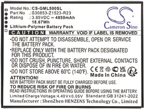 Akkumulátor Gigaset GS5, GS5 Lite, GS5 Senior készülékhez, 4850 mAh, Li-Pol