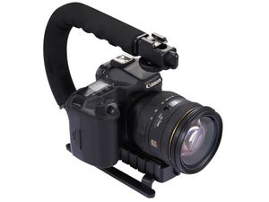 Stabilizáló fogantyú fényképezőgépekhez és videokamerákhoz