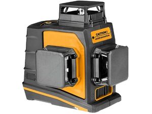 TOLSEN AKU cruce linie laser 3x360° inclusiv accesorii, încărcare USB, fascicul verde,