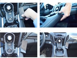 Brodit Suport de montare ProClip pentru Acura RDX 19-22, centru dreapta