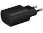Samsung USB-C hálózati gyorstöltő EP-TA800EBE, 25W, kábel nélkül, eco csomag, fekete