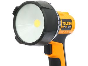 TOLSEN Akkumulátoros kézi LED-es zseblámpa 20V, 10W, 6500K, akkumulátor nélkül