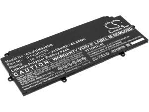Baterie pro Fujitsu Lifebook U937, LifeBook U938, Lifebook U939 a další, 3450 mAh, Li-Pol