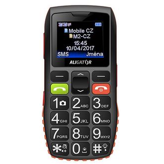 Aligator A440 Senior schwarz und orange + Tischladegerät