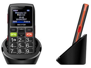 Aligator A440 Senior schwarz und orange + Tischladegerät