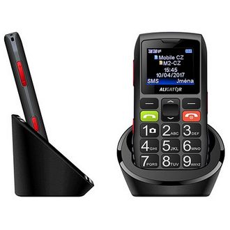 Aligator A440 Senior schwarz und grau + Tischladegerät