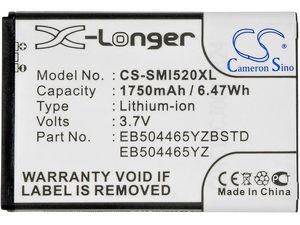 Baterie pentru Samsung Droid Charge I510, Inspiration i520, USCellular Geen și altele, 1750 mAh, Li-Ion