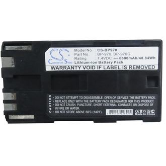 Akku für Canon ES-50, ES-6000, Vistura und andere, 6600 mAh, Li-Ion
