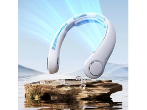 JisuLife Neck Life 4, kühlender Nackenwärmer, 5 Geschwindigkeiten, faltbares Design, 5000mAh, grau
