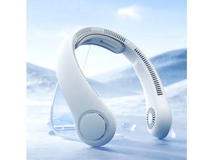 JisuLife Neck Life 4, kühlender Nackenwärmer, 5 Geschwindigkeiten, faltbares Design, 5000mAh, grau
