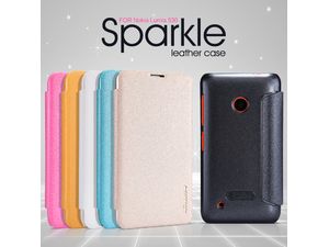 Nillkin Klapptasche Sparkle Folio für Microsoft Lumia 535, schwarz