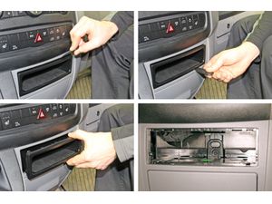 Brodit ProClip pro Mercedes Benz Sprinter 07-18/Volkswagen Crafter 07-16, zesílený, na střed vpravo