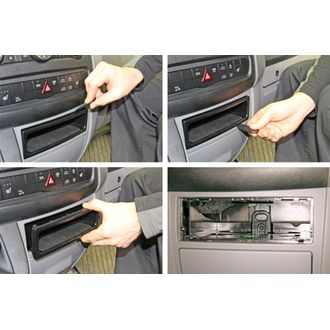 Brodit ProClip pro Mercedes Benz Sprinter 07-18/Volkswagen Crafter 07-16, zesílený, na střed vpravo