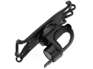 FIXED Bikee 2 suport de telefon mobil din silicon pentru bicicletă, negru