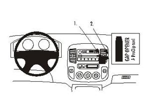 Brodit ProClip rögzítő konzol Ford Escape 01-07 / Maverick 01-07, center