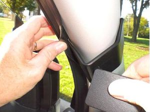 Brodit ProClip montážní konzole pro Smart ForTwo 08-14, vlevo na sloupek