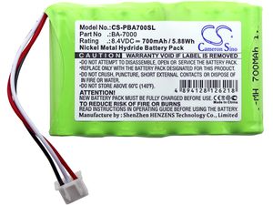 Akkumulátor Brother P-Touch készülékhez (ekv. BA-7000) 700 mAh