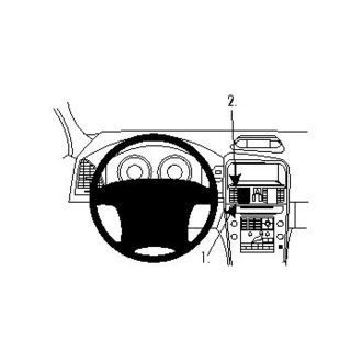 Brodit Монтажна скоба ProClip за Volvo XC60 11-17, в центъра
