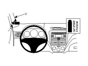 Brodit ProClip montážní konzole pro Subaru Forester 08-12, vlevo na sloupek