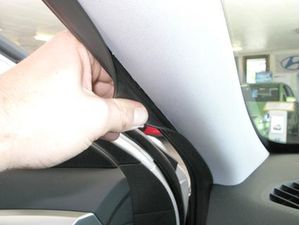 Brodit ProClip montážní konzole pro Hyundai Veloster 12-18, vlevo na sloupek