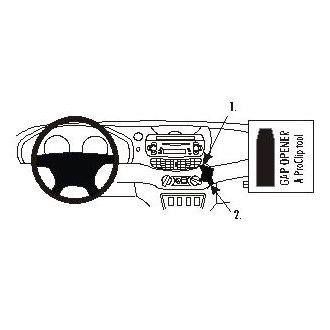 Brodit Монтажна скоба ProClip за Nissan Almera Tino 01-03, за център