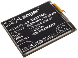 Akkumulátor Samsung Galaxy A32, A32 5G, A42, A42 5G, A72, A72 5G és másokhoz, 4900 mAh, Li-Pol