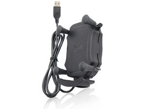 Универсален държач VINmounts с Qi 15W безжично зареждане с 1" сачмен шпилка