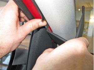 Brodit ProClip pentru Skoda Citigo/Seat Mii 12-22/Volkswagen UP 12-22, stânga pe coloană