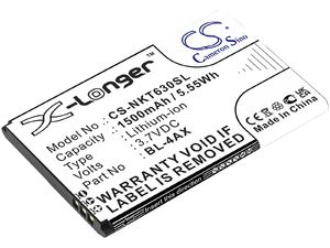 Baterie pentru Nokia 6300 4g, Nokia 8000 4g (eq. Nokia BL-4AX), 1500 mAh