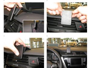 Brodit ProClip montážní konzole pro Volkswagen Touran 16-22, na střed