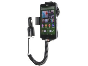 Brodit držák do auta na Sony Xperia Z3 compact bez pouzdra, s nabíjením z cig. zapalovače