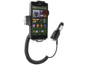 Brodit držák do auta na Sony Xperia Z3 compact bez pouzdra, s nabíjením z cig. zapalovače