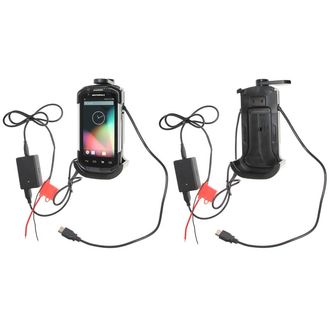 Brodit držák do auta na Motorola TC70/75 bez pouzdra, se skrytým nabíjením/USB host