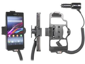 Brodit držák do auta na Sony Xperia Z1 bez pouzdra, s nabíjením z cig. zapalovače