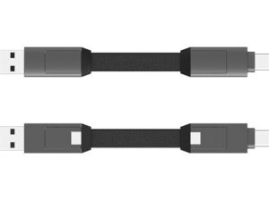 Rolling Square inCharge 6 kabel 6v1, šedá