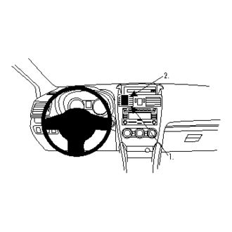 Brodit ProClip за Subaru Levorg 16-21/Forester 13-18/Impreza 12-16/XV 12-17, за център