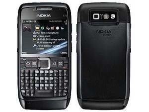Nokia E71 Black Steel