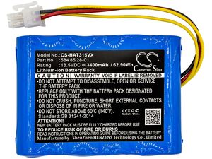 Батерия за автоматична косачка Husqvarna 310, 315, Gardena Sileno, SIleno+, Sileno City 3400mAh