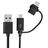 Samsung Cablu combo USB-C/MicroUSB pentru date și încărcare, 1m, negru