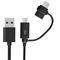 Samsung Combo USB-C/MicroUSB datový a nabíjecí kabel, 1m, černá