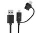 Samsung Cablu combo USB-C/MicroUSB pentru date și încărcare, 1m, negru