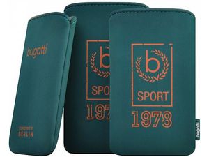 Bugatti Slim Case Universal SL (134 x 77mm) - zelené