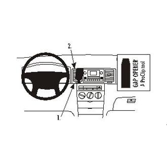 Brodit ProClip montážní konzole pro Toyota Corolla 02-08